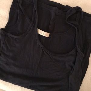 Hinge by Nordstrom Tank Tops. Coral and Navy.